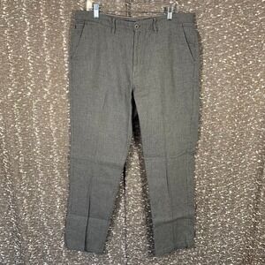 Halsey 44 Houndstooth Dress Pants Cotton Trousers Preppy Men's 36/32